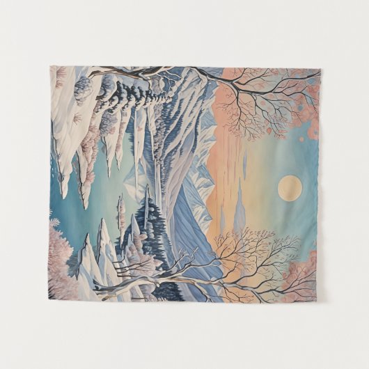 冬の静寂 タペストリー (正面(横))