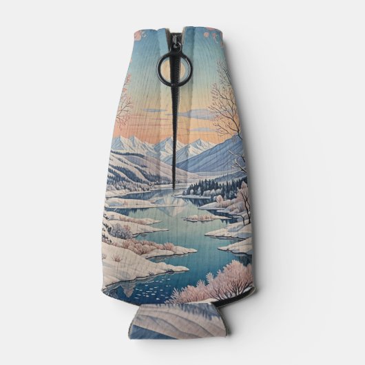 冬の静寂 ボトルクーラー (裏面)