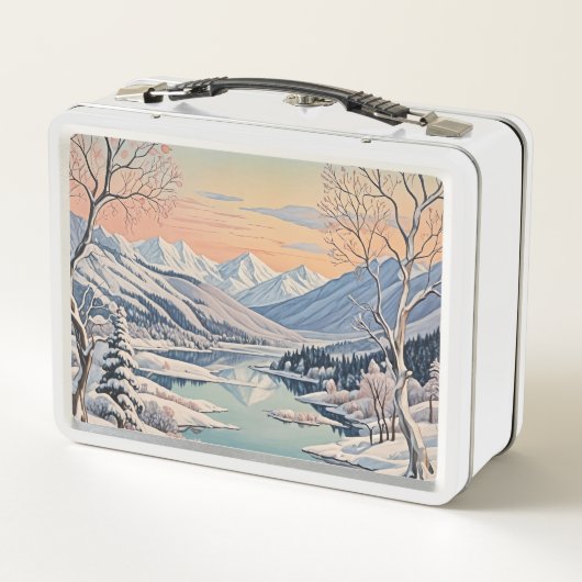 冬の静寂 メタルランチボックス (裏面)
