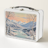 冬の静寂 メタルランチボックス (正面)