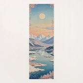 冬の静寂 ヨガマット (裏面)