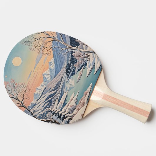 冬の静寂 卓球ラケット (横)