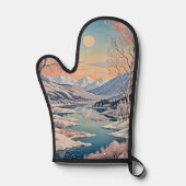 冬の静寂 鍋つかみ (正面)