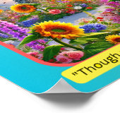 冬の静寂：雪の丘と生鮮やかき ポスター (角)