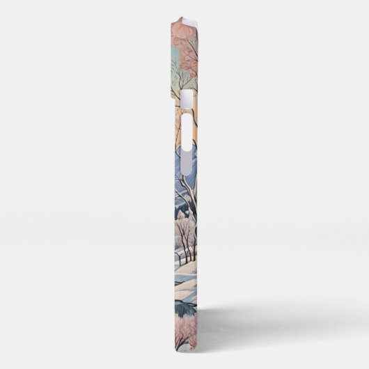 冬の静寂 iPhoneケース (左側面)