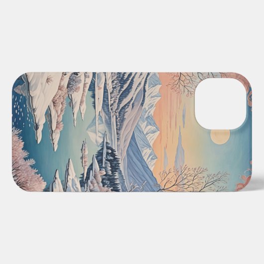 冬の静寂 iPhoneケース (裏面横)