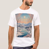 冬の静寂 Tシャツ (正面)