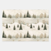 冬の静謐 ラッピングペーパーシート (正面)