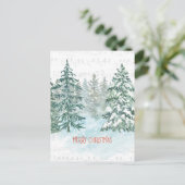 冬の音楽クリスマスパイン ポストカード (スタンド正面)