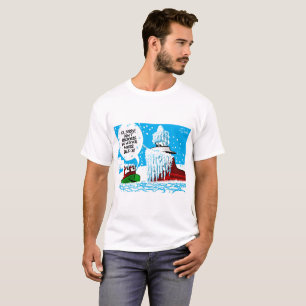 冬の顔 Tシャツ