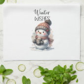 冬の願い キッチンタオル (折り畳み)