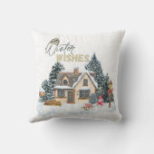 冬の願い クッション (裏面)