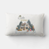 冬の願い ランバークッション (裏面)