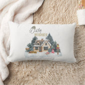 冬の願い ランバークッション (ブランケット)