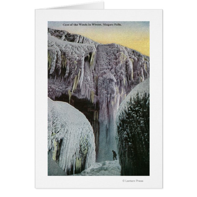 冬の風の洞窟の風景 (正面)