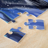 冬の風ポーラーベア ジグソーパズル (側面)