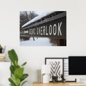 冬の風光明媚な展望台のポスター ポスター (ホームオフィス)