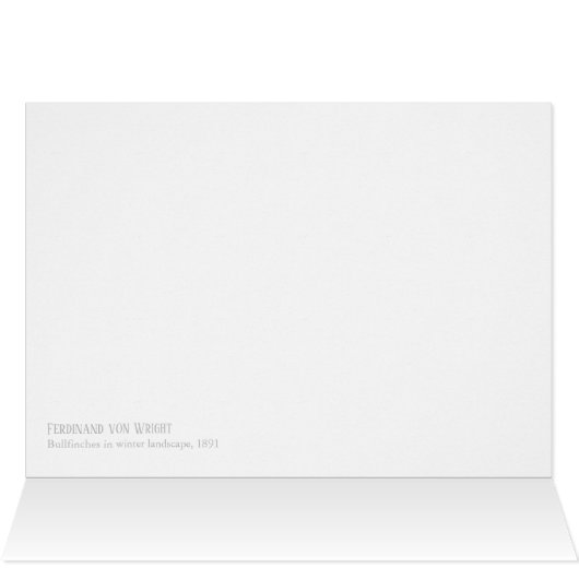 冬の風景でブルフィンチCC0967 Von Wright (内部横(上))