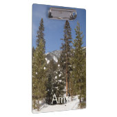 冬の風景にモンタナ山のトレイル写真 クリップボード (右)