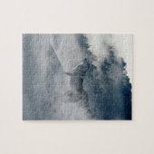 冬の風景に登場する狼 ジグソーパズル (横)