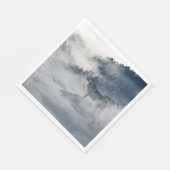 冬の風景に登場する狼 スタンダードランチョンナプキン (角)