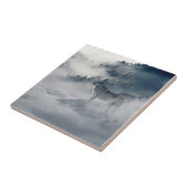 冬の風景に登場する狼 タイル (側面)