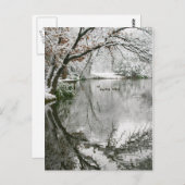 冬の風景のポストカード ポストカード (正面/裏面)