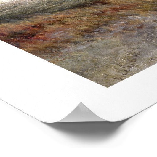 冬の風景の中でヒツジ飼の娘( ポスター (角)