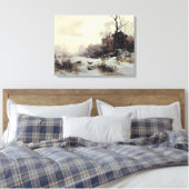 冬の風景の中のカラス, 1907 キャンバスプリント (インサイチュ (寝室))