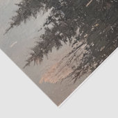 冬の風景の中のハイランドカウズデコパージュ 薄葉紙 (詳細)