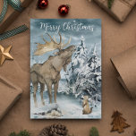 冬の風景の水の色ムースクリスマス ポストカード<br><div class="desc">このデザインはパーソナライズされた、[編集]デザインを選択して行う。他のアイテムに転送することもできます。colorflowcreations@gmail.comで連絡は、このデザインを別の製品にインストールしたり、このデザインのサポートが必要なもし場合は、ページの上部にあるチャットオプションを使用する。www.facebook.com/colorflowcreations、www.instagram.com/colorflowcreations、www.twitter.com/colorflowart、後を追およびwww.pinterest.com/colorflowcreationsで自分のデザインや自分の情報を見る。</div>