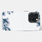 冬の風景の背景 iPhoneケース (裏面横)