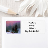 冬の風景カスパールデヴィッドフリードリッヒ ラベル (インサイチュ)