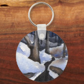 冬の風景キーチェーン キーホルダー (正面)