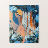 冬の風景グランドキャニオン。 ジグソーパズル (縦)