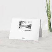 冬の風景グリーティングカード シーズンカード (裏面)