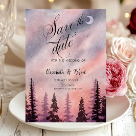 冬の風景グリーンパインの森は日付を保存 セーブザデート