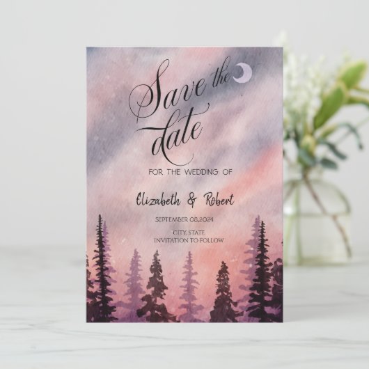 冬の風景グリーンパインの森は日付を保存 セーブザデート (スタンド正面)