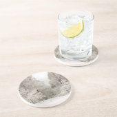 冬の風景コースター 雪に覆われた森のギフト コースター (側面)