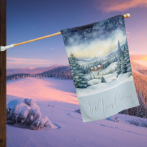 冬の風景シーズンホリデーウォーターカラー