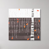 冬の風景ツリーアート キャンバスプリント (正面)