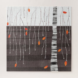 冬の風景ツリーアート ジグソーパズル