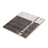 冬の風景ツリーアート タイル (側面)