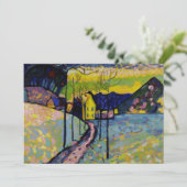 冬の風景バイワシリーカンディンスキー サンキューカード (スタンド正面)