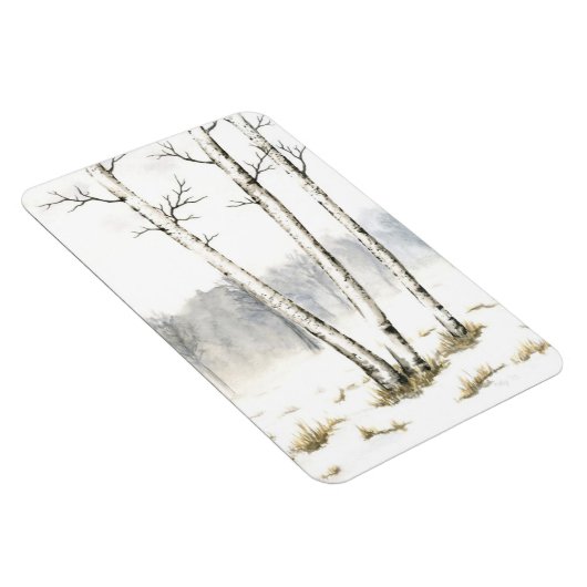 冬の風景フレキシマグネット マグネット (右側)