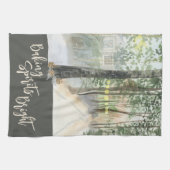 冬の風景ベーキングスピリッツ明るい キッチンタオル (横)