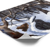 冬の風景ミニポスター ポスター (角)