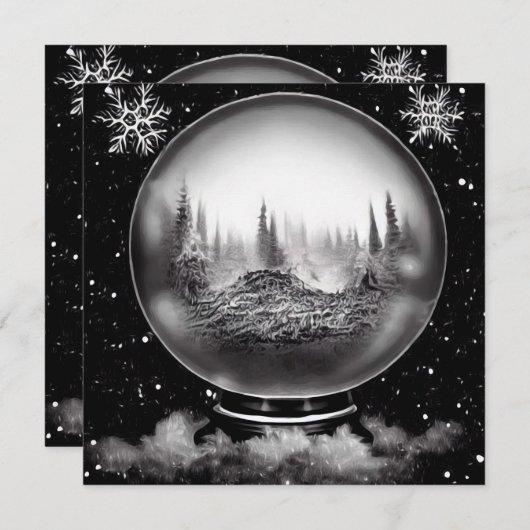 冬の風景地球 (正面/裏面)