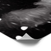 冬の風景地球 ポスター (角)