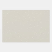 冬の風景林ムーンクリスマスホリデー ラッピングペーパーシート (正面2)